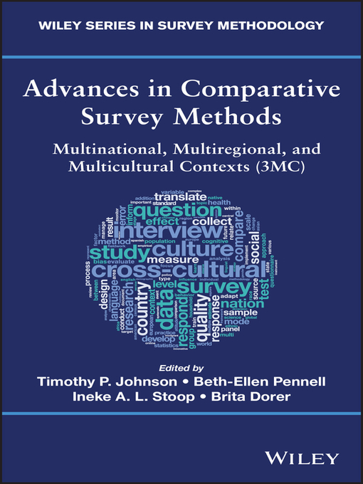 Title details for Advances in Comparative Survey Methods by Timothy P. Johnson - Available